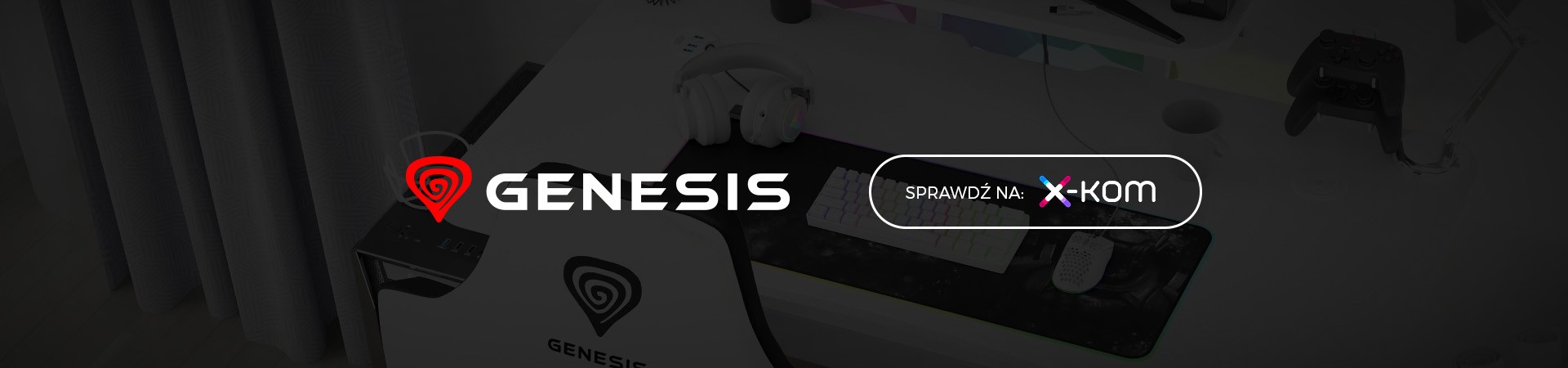 Produkty Genesis od nynějška v nabídce X-kom!