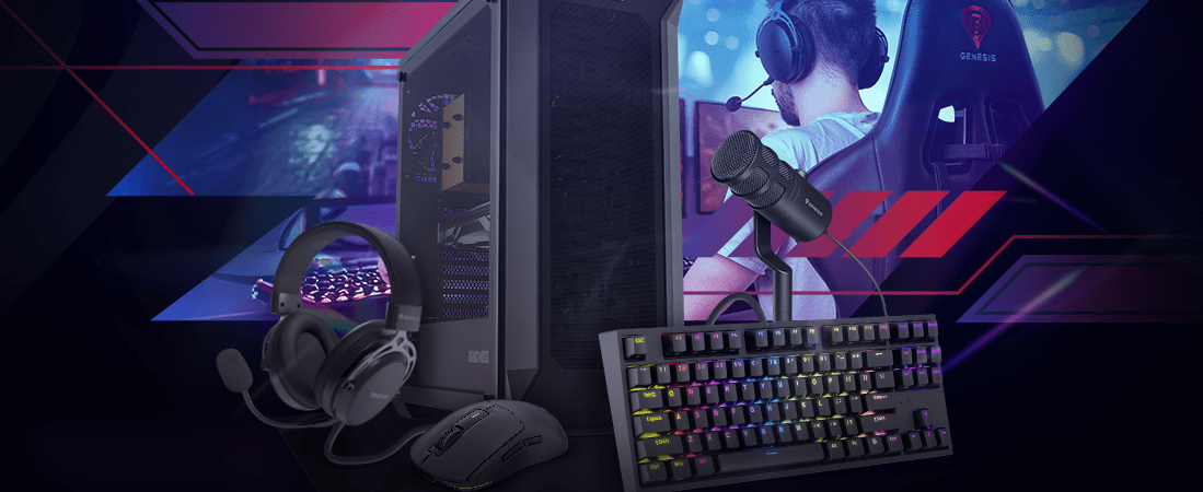 Vytvořte si legendu s GENESIS. Průvodce hardwarem pro elektronické sporty