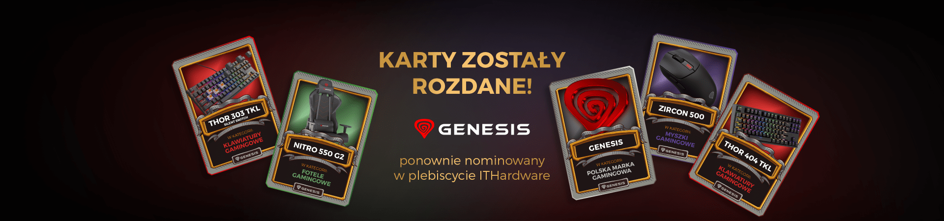 Hlasujte pro GENESIS a vyhrajte ceny v anketě ITHardware!
