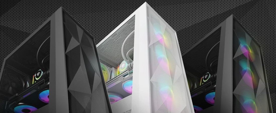 Kompaktní počítačové skříně GENESIS Diaxid 605F a 605 ARGB nyní v nabídce