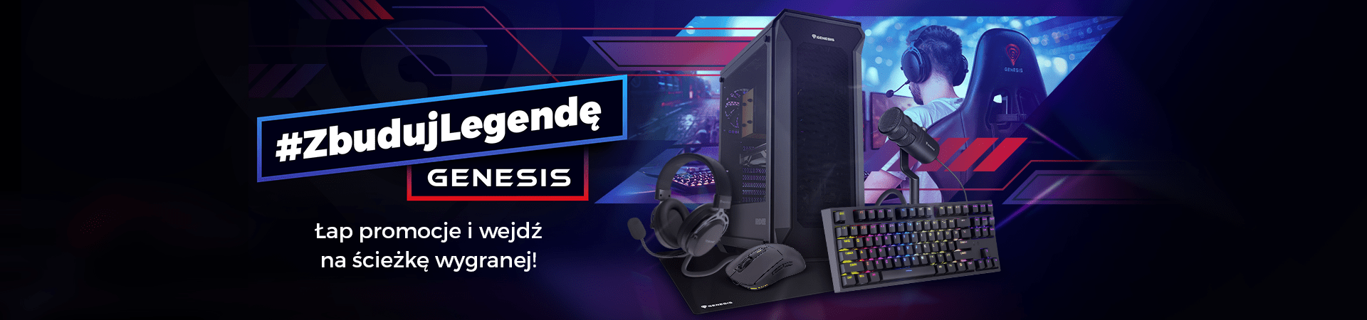 Vytvořte si legendu s GENESIS. Průvodce hardwarem pro elektronické sporty