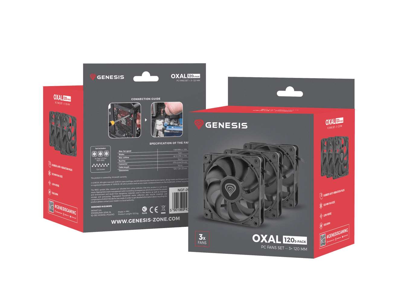 Genesis Oxal 120 3-pack