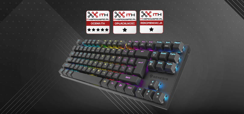 Genesis Thor 303 TKL Black s 3 oceněními od IThardware!