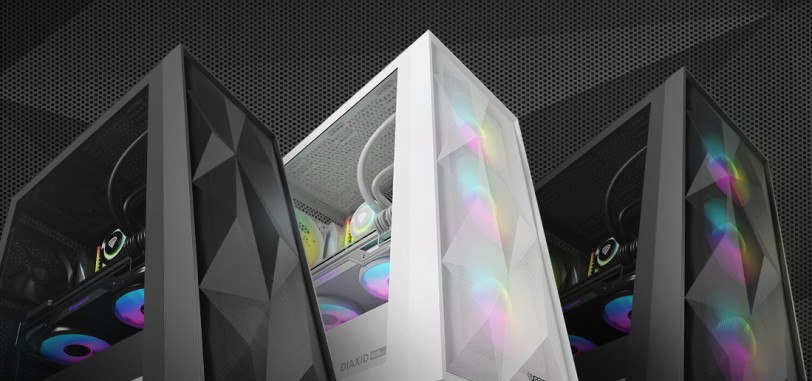 Kompaktní počítačové skříně GENESIS Diaxid 605F a 605 ARGB nyní v nabídce
