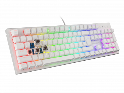 [OUTLET] GAMING KEYBOARD GENESIS THOR 303 US LAYOUT RGB BACKLIGHT BROWN SWITCH WHITE (POST-TEST)-4
