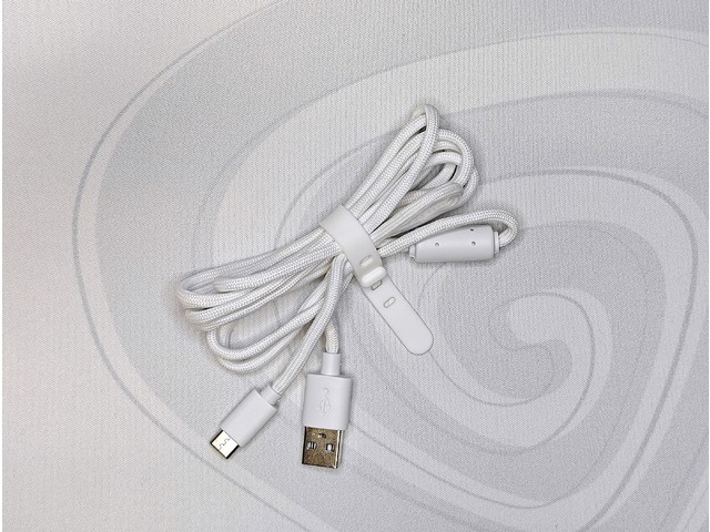 Genesis NÁHRADNÍ DÍL - PARACORD USB KABEL PRO MYŠ GENESIS ZIRCON XIII BÍLÝ